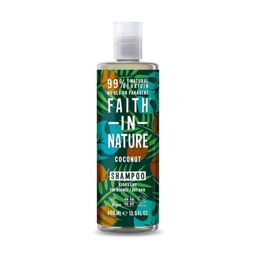 Faith In Nature, Přírodní šampon - s BIO kokosovým olejem, 400ml