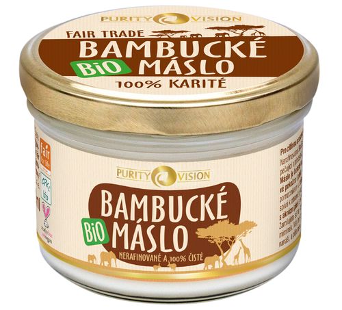 Purity Vision - Bambucké máslo BIO, 200 ml