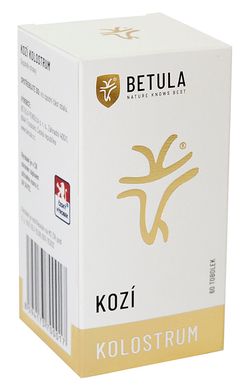 Betula - Kozí kolostrum (colostrum), 250 mg, 60 kapslí