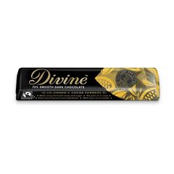 Divine Chocolate Hořká čokoládová tyčinka Ghana 70%, 35g