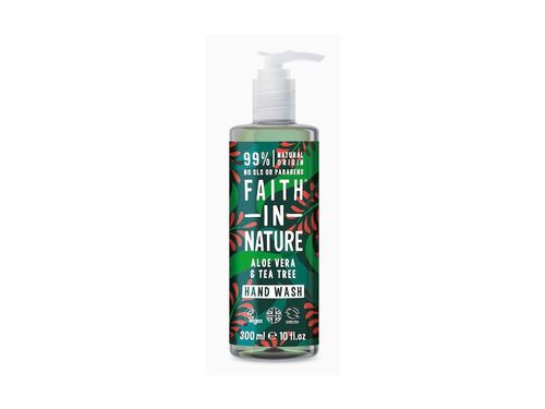 Faith in Nature, Tekuté mýdlo s Aloe vera a Tea Tree, 300ml + 100 ml zdarma