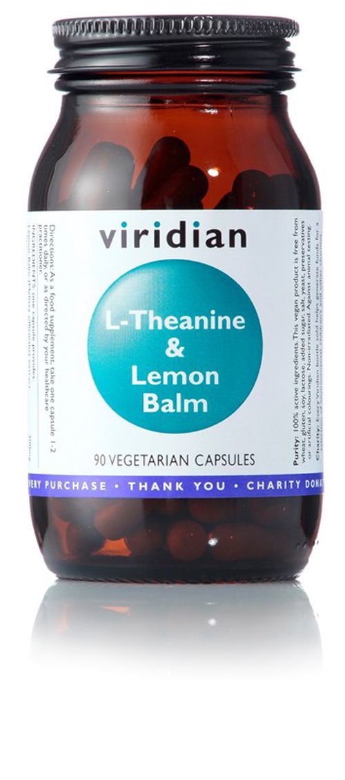 Viridian L-Theanine & Lemon Balm 90 kapslí