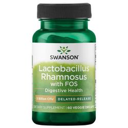 Swanson Lactobacillus Rhamnosus, 5 miliard CFU, 60 rostlinných kapslí