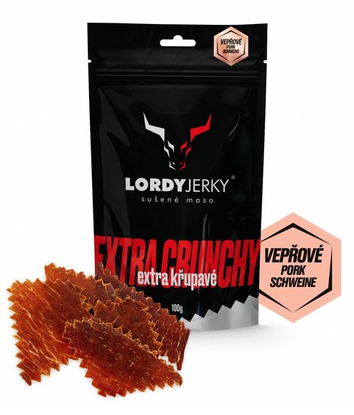 Lordy Jerky - Vepřové sušené maso natural, 100 g