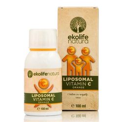 Ekolife Natura - Liposomal Vitamin C 500mg 100ml pomeranč (Lipozomální vitamín C)