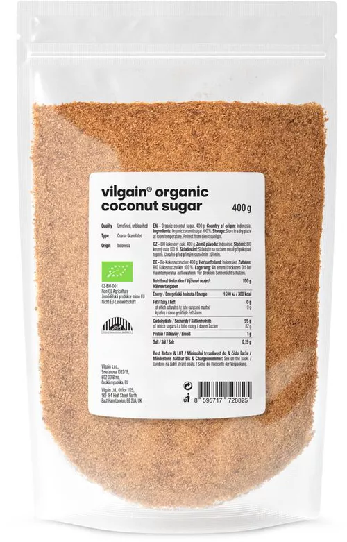 Vilgain Kokosový cukr BIO – 400 g