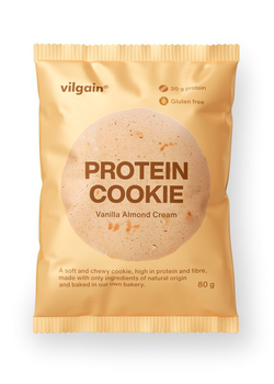 Vilgain Protein Cookie – Vanilkový krém s mandlemi 80 g