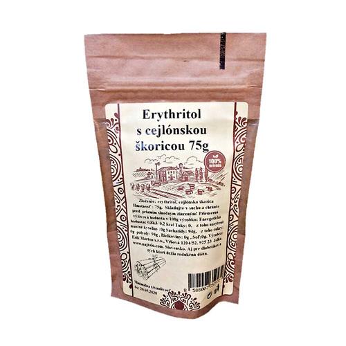 Najtelo Erythritol s cejlonskou skořicí 75g