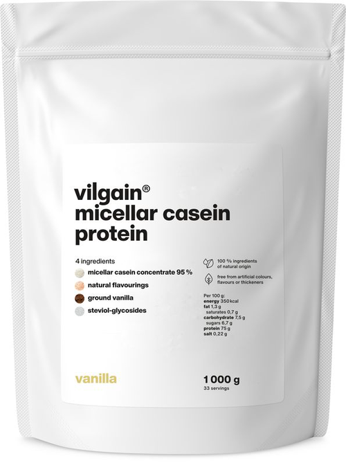 Vilgain Micellar Casein Protein – vanilka 1 000 g