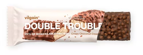 Vilgain Double Trouble Protein Bar – Choco bueno s křupinkami 55 g