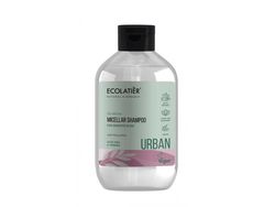 Ecolatiér Urban - Micelární šampon pro citlivou pokožku vlasů, aloe vera a verbena, 600 ml