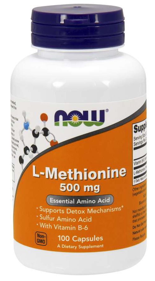 Now® Foods NOW L-Methionine, 500mg, 100 kapslí