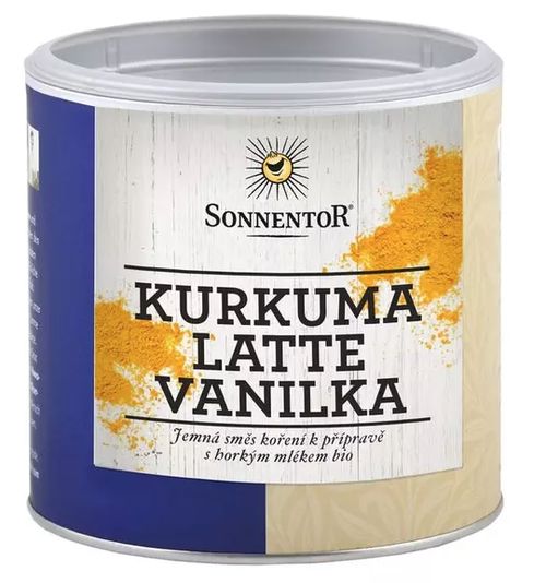 Sonnentor Kurkuma Latte - vanilka 230 g *CZ-BIO-001 certifikát