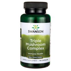 Swanson - Triple Mushroom Complex, 60 kapslí