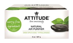 Attitude - Přírodní čistící osvěžovač vzduchu s esenciálními oleji s vůní zeleného jablka a bazalky, 227g