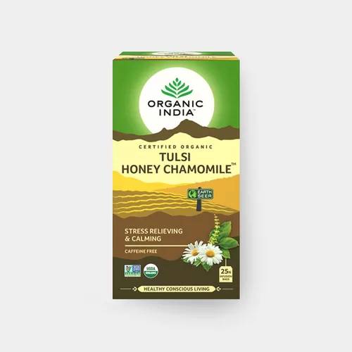 Organic India Tulsi Med + Heřmánek BIO, 25 sáčků *CZ-BIO-001 certifikát