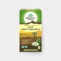 Organic India Tulsi Med + Heřmánek BIO, 25 sáčků *CZ-BIO-001 certifikát