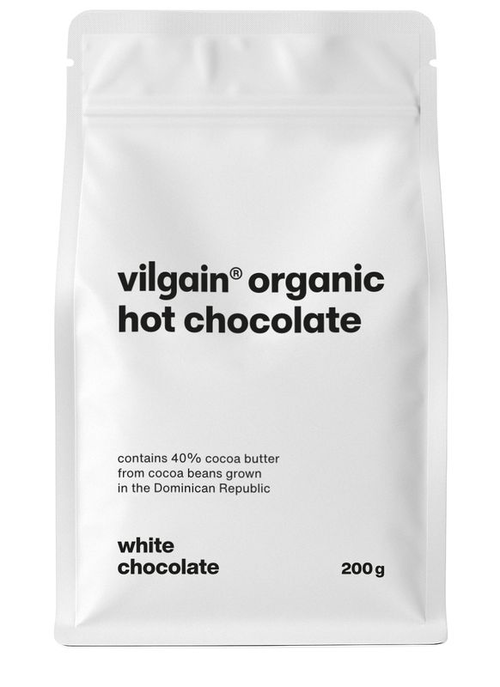 Vilgain Horká čokoláda BIO – 40% bílá čokoláda 200 g