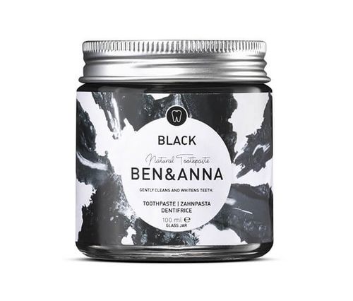 Ben & Anna - Zubní pasta pro bělení zubů s aktivním uhlím, 100 ml