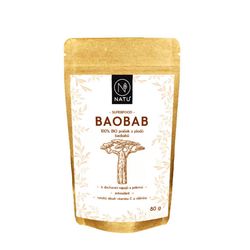 NATU - Baobab BIO Prášek 80g *CZ-BIO-003 certifikát
