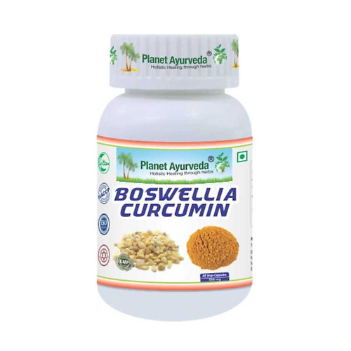 Planet Ayurveda Boswellia-Curcumin extrakt 10:1 500 mg 60 kapslí