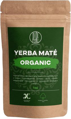BrainMax Pure Organic Yerba Maté, 1000 g