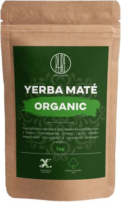 BrainMax Pure Organic Yerba Maté, 1000 g