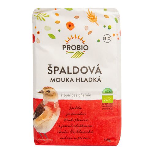 PROBIO - Mouka špaldová hladká BIO, 1kg *CZ-BIO-001 certifikát