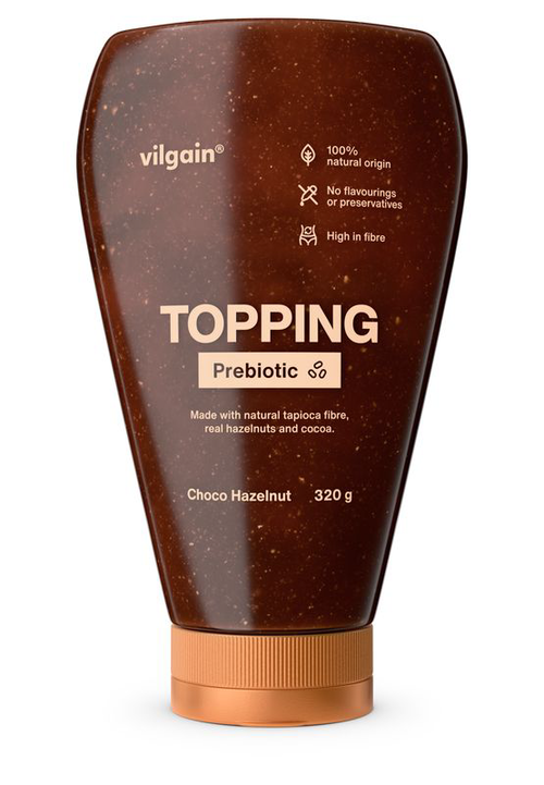 Vilgain Prebiotic Topping – čokoláda a lískový oříšek 320 g