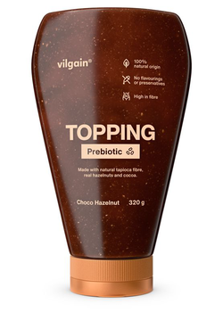 Vilgain Prebiotic Topping – čokoláda a lískový oříšek 320 g