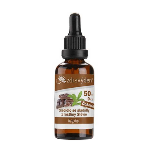 Zdravý den Stevia kapky čokoláda 50 ml