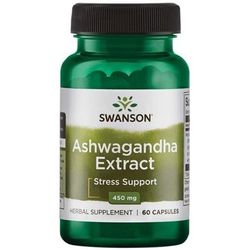 Swanson Ashwagandha Extract 450 mg, 60 kapslí