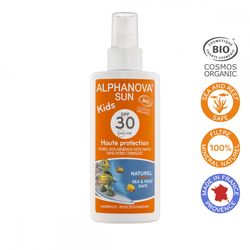 ALPHANOVA, Opalovací krém ve spreji pro děti SPF 30, 125g BIO