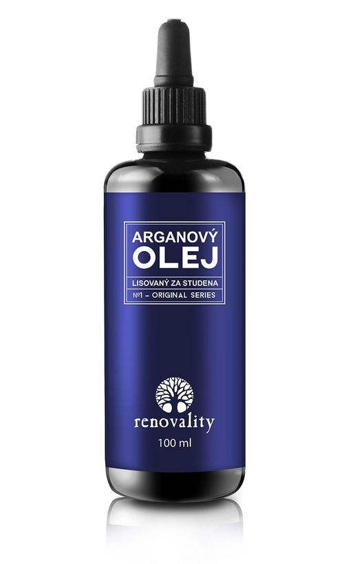 Renovality - Arganový olej za studena lisovaný, 100ml s pumpičkou