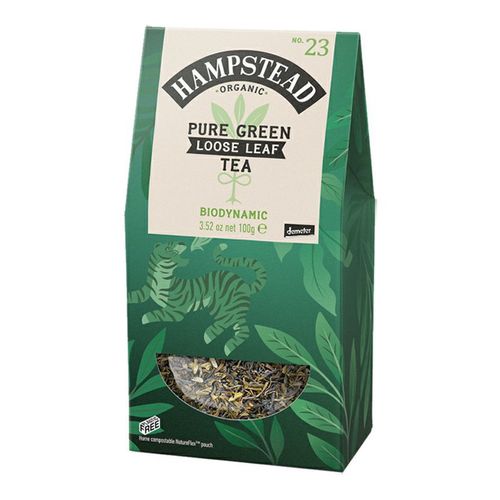 Hampstead Tea London BIO zelený sypaný čaj, 100g *GB-ORG-06 Certifikát